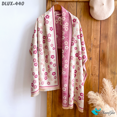 Khăn Choàng Dạ Cashmere Cao Cấp (DLUX440)