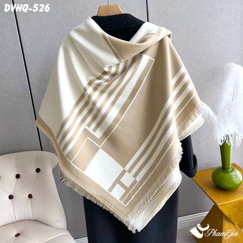 Khăn Choàng Dạ Cashmere Vuông Phong Cách Hàn Quốc Phiên Bản Mới (DVHQ526)