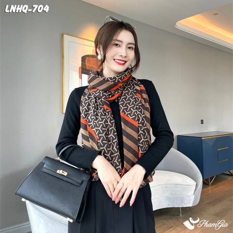 Khăn Choàng Linen Phong Cách Hàn Quốc Cao Cấp (LNHQ704)