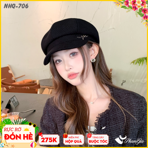 Nón Hải Quân Đính Tag Thời Trang Cao Cấp (NHQ706)