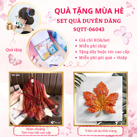 QUÀ TẶNG MÙA HÈ - SET QUÀ DUYÊN DÁNG (SQTT06043)