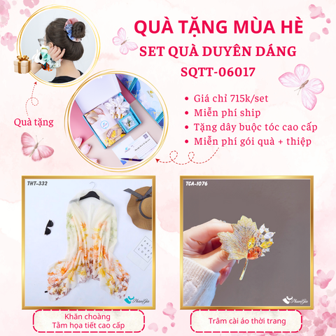 QUÀ TẶNG MÙA HÈ - SET QUÀ DUYÊN DÁNG (SQTT06017)