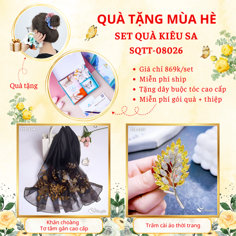 QUÀ TẶNG MÙA HÈ - SET QUÀ KIÊU SA (SQTT08026)