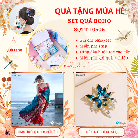 QUÀ TẶNG MÙA HÈ - SET QUÀ BOHO (SQTT10506)