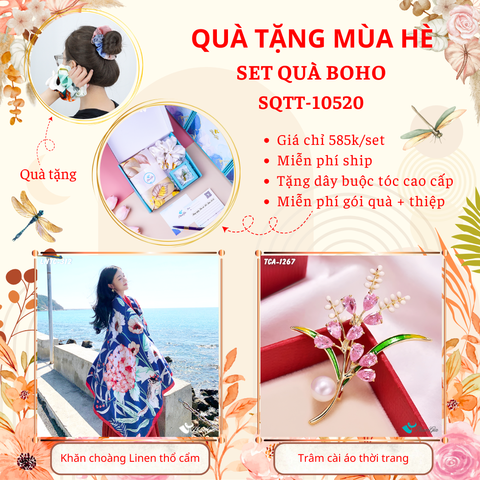 QUÀ TẶNG MÙA HÈ - SET QUÀ BOHO (SQTT10520)