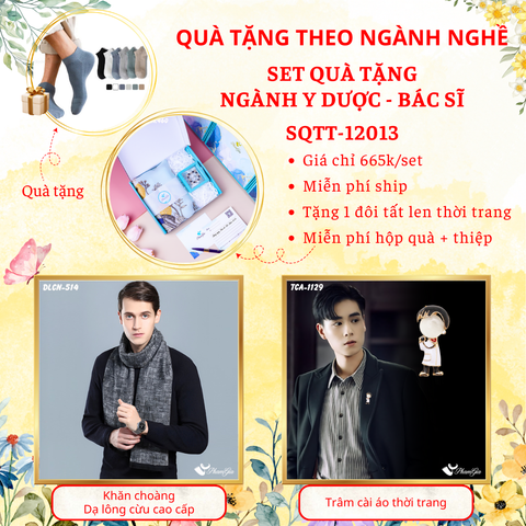 QUÀ TẶNG THEO NGÀNH NGHỀ - SET QUÀ TẶNG NGÀNH Y DƯỢC - BÁC SĨ (SQTT12013)