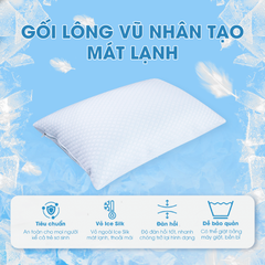 Gối lông vũ nhân tạo mát lạnh Cool Plus NIN House
