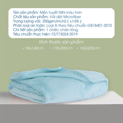 Mền tuyết NIN - Aqua