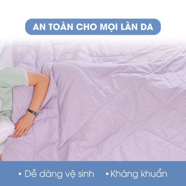 Chăn bông CT220027 - Mền cotton chần bông Calisto CT220027 mịn màng