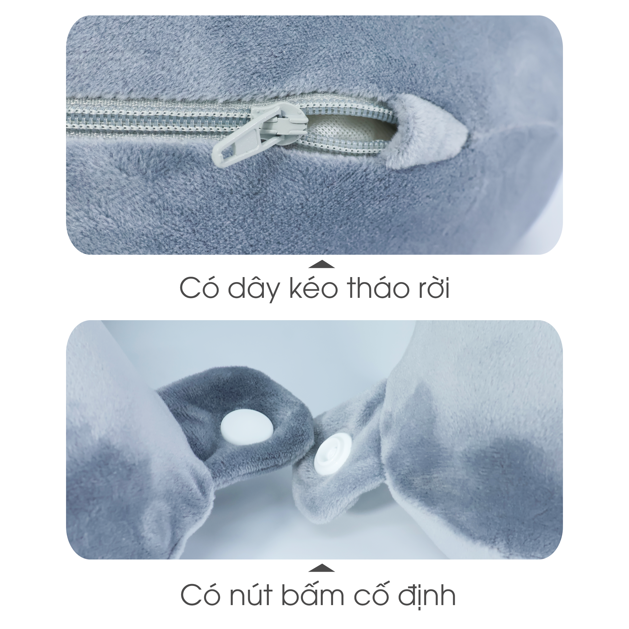 Tựa cổ du lịch - Dark Brown