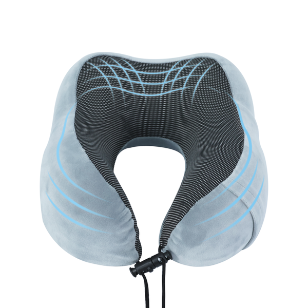 Gối tựa cổ chữ U du lịch cao su non Neck Rest Pillow - Grey