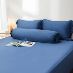 Bộ ga gối NIN Bamboo màu xanh Navy