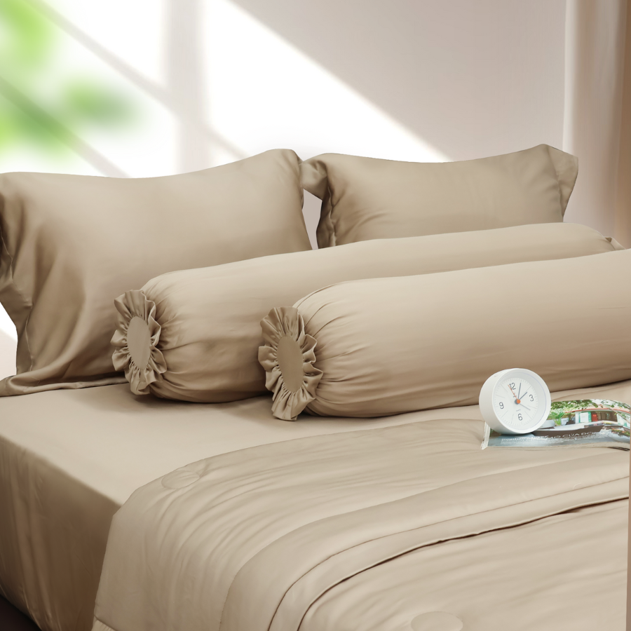 Bộ chăn ga gối Tencel NIN Florence Sesame