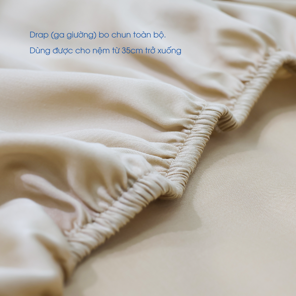 NP8909 - Bộ chăn ga gối Tencel NIN Pristine NP8909