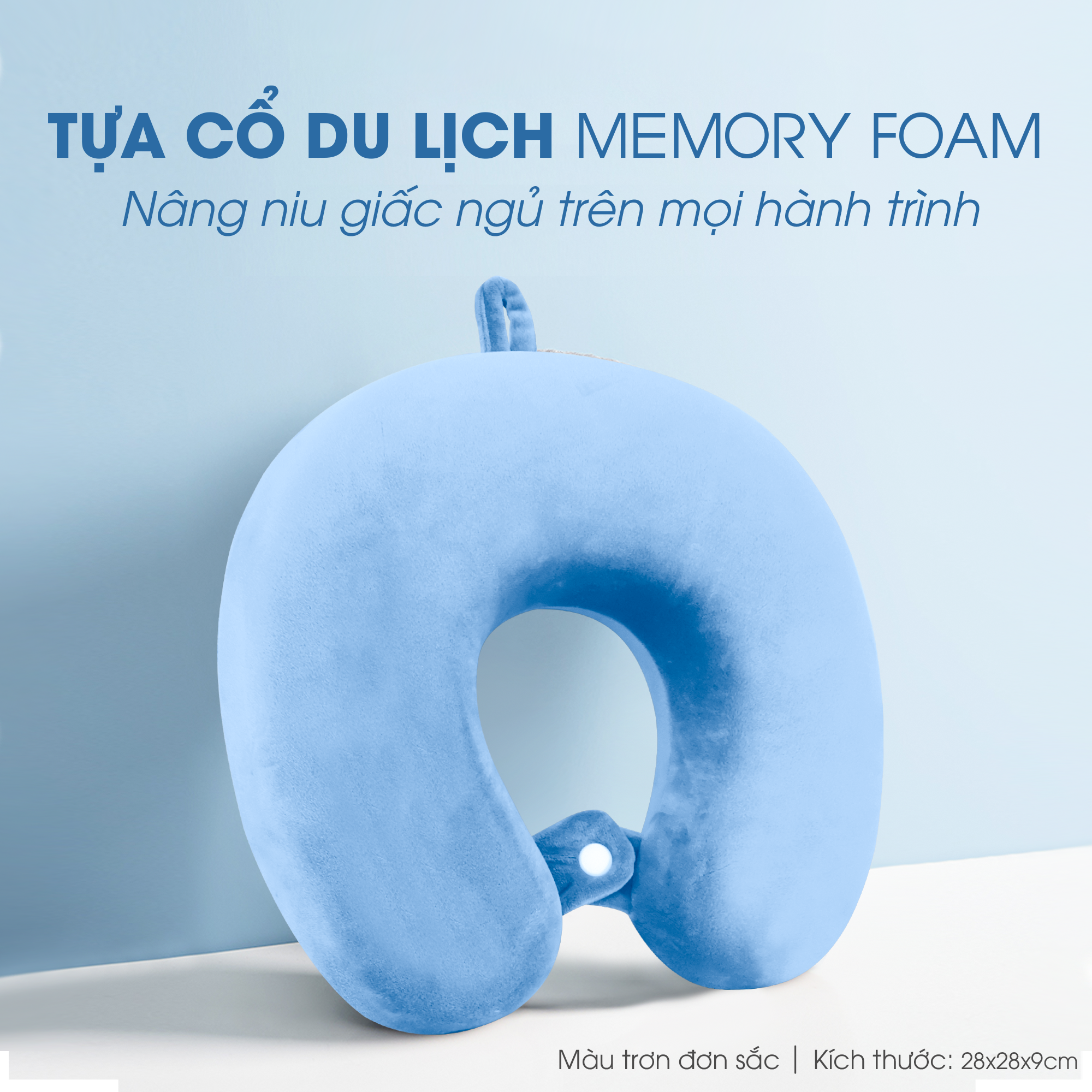 Tựa cổ du lịch - Blue