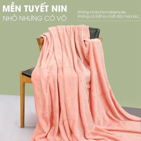 Mền Tuyết NIN - Pink Light