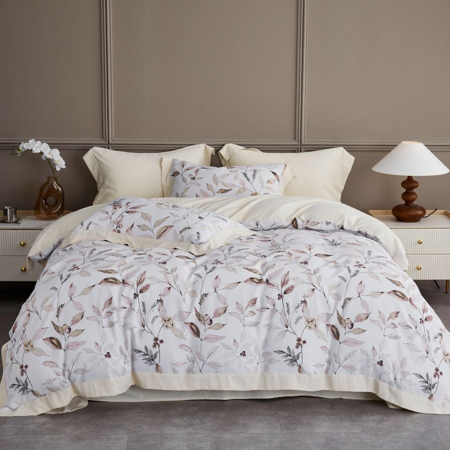 Mền tencel chần bông NIN Selina TC9027 mát lạnh