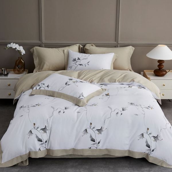 TC9029 - Bộ chăn ga gối Tencel NIN Selina TC9029