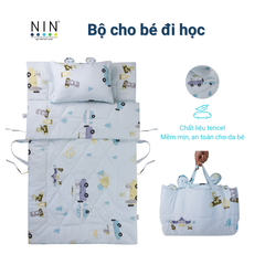 Bộ 5 món tiện lợi Tencel cho bé đi học