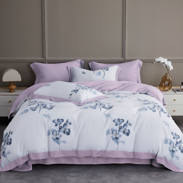 TC9028 - Bộ chăn ga gối Tencel NIN Selina TC9028