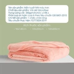 Mền Tuyết NIN - Pink Light