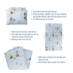 Bộ 5 món tiện lợi Tencel cho bé đi học