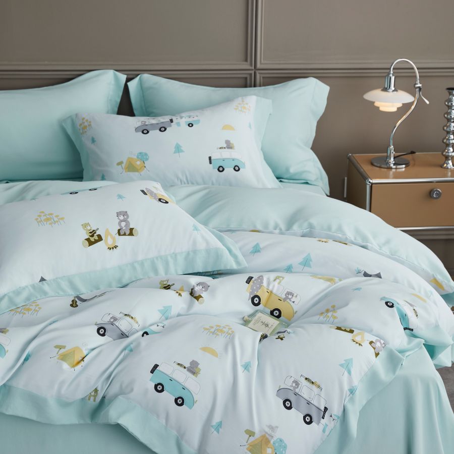 TC9025 - Bộ chăn ga gối Tencel NIN Selina