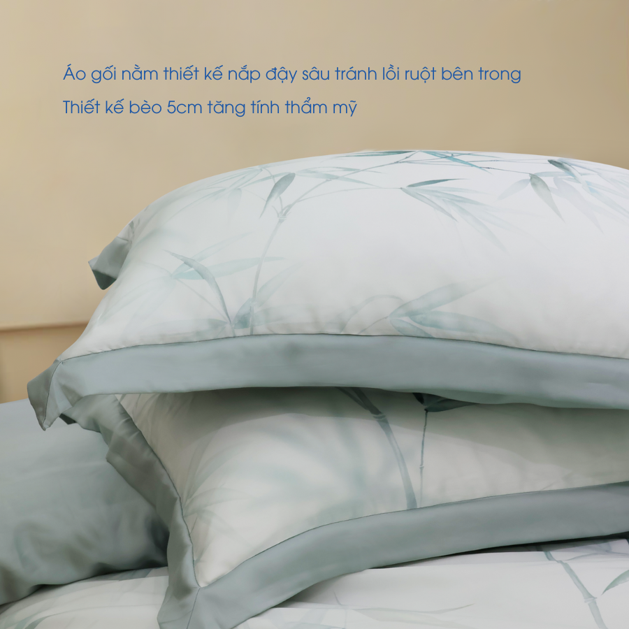 NP8912 - Bộ chăn ga gối Tencel NIN Pristine NP8912