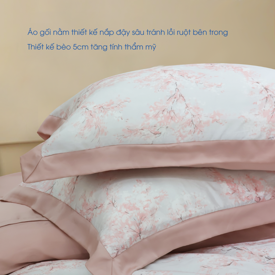 NP8910 - Bộ chăn ga gối Tencel NIN Pristine NP8910