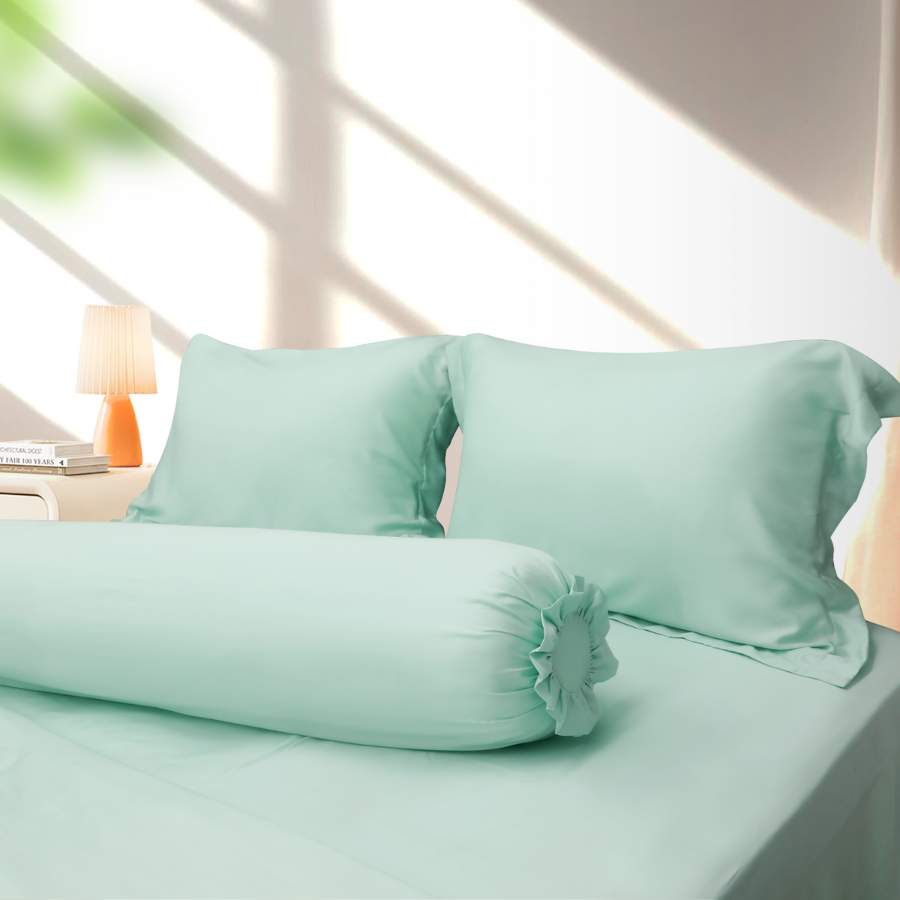 Bộ chăn ga gối Tencel NIN Florence Brook Green