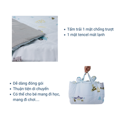 Bộ 5 món tiện lợi Tencel cho bé đi học