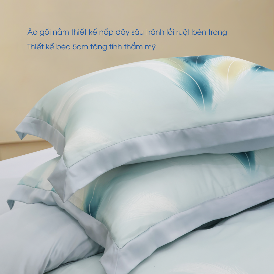 NP8916 - Bộ chăn ga gối Tencel NIN Pristine NP8916