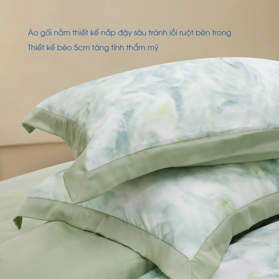 NP8914 - Bộ chăn ga gối Tencel NIN Pristine NP8914