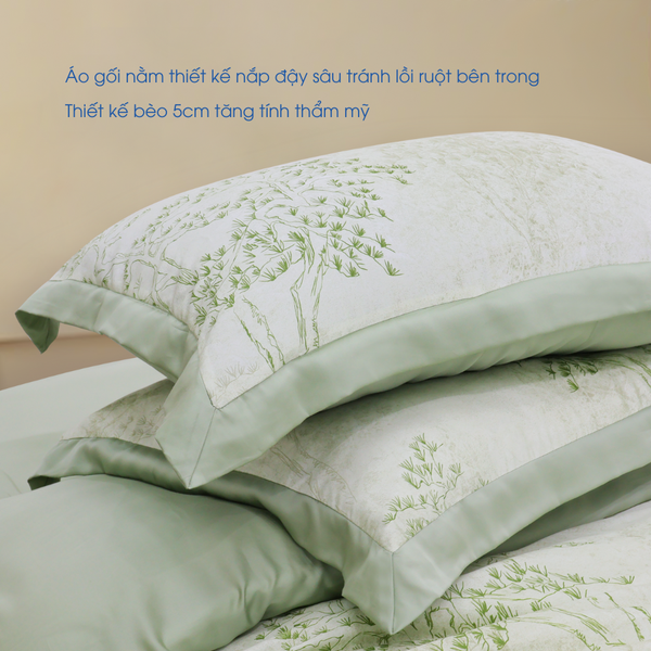 NP8913 - Bộ chăn ga gối Tencel NIN Pristine NP8913