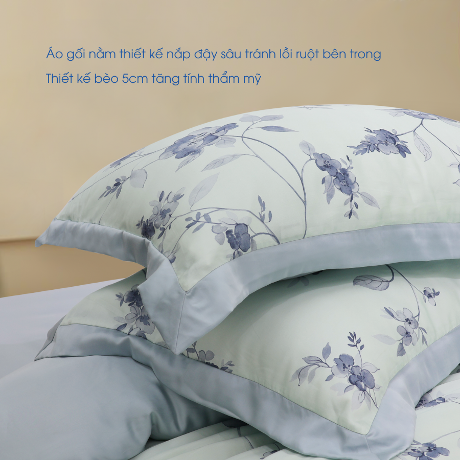 NP8915 - Bộ chăn ga gối Tencel NIN Pristine NP8915
