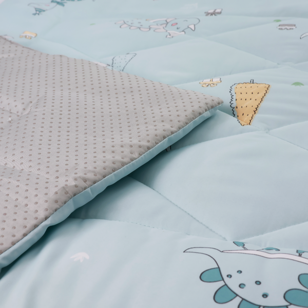 Dinosaurus - Bộ 5 món gấp gọn tiện lợi cho bé đi học Tencel cao cấp
