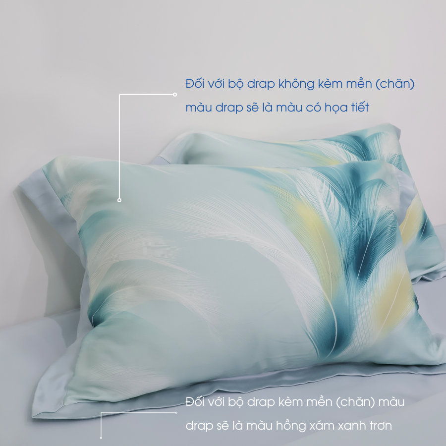 NP8916 - Bộ chăn ga gối Tencel NIN Pristine NP8916