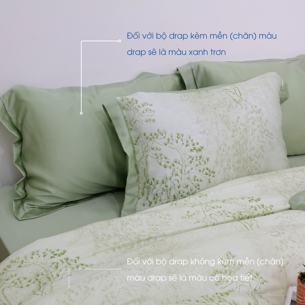 NP8913 - Bộ chăn ga gối Tencel NIN Pristine NP8913