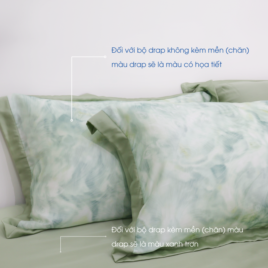 NP8914 - Bộ chăn ga gối Tencel NIN Pristine NP8914