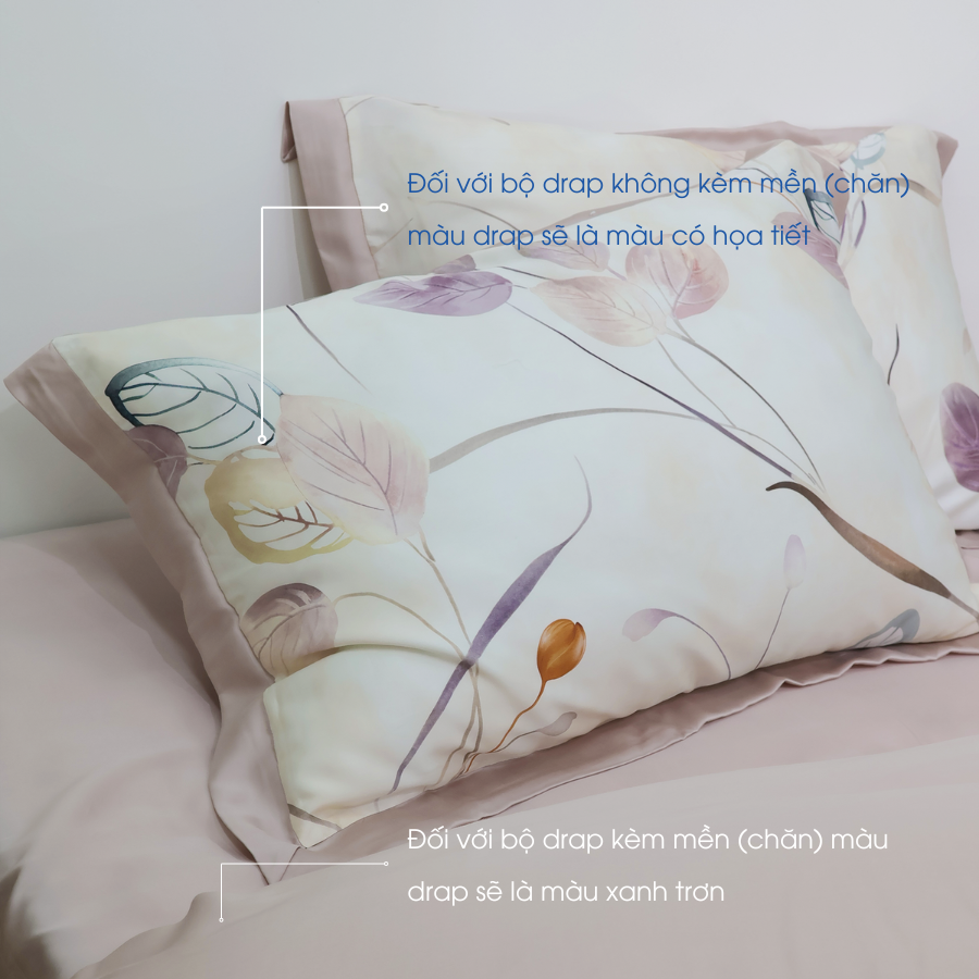 NP8911 - Bộ chăn ga gối Tencel NIN Pristine NP8911