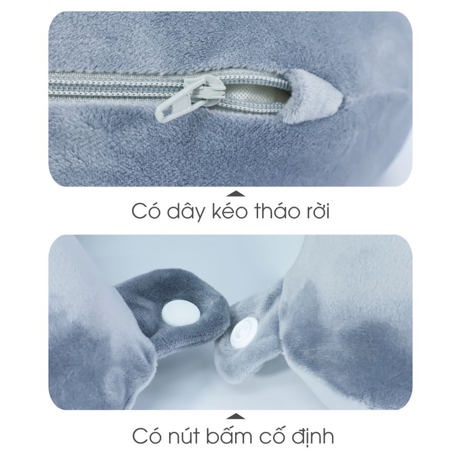 Tựa cổ du lịch - Light Brown