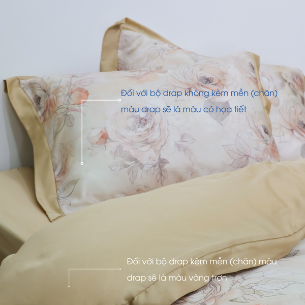 NP8909 - Bộ chăn ga gối Tencel NIN Pristine NP8909