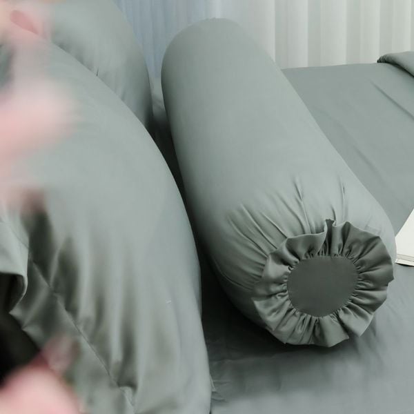 Bộ chăn ga gối Tencel NIN Florence Cloud Grey