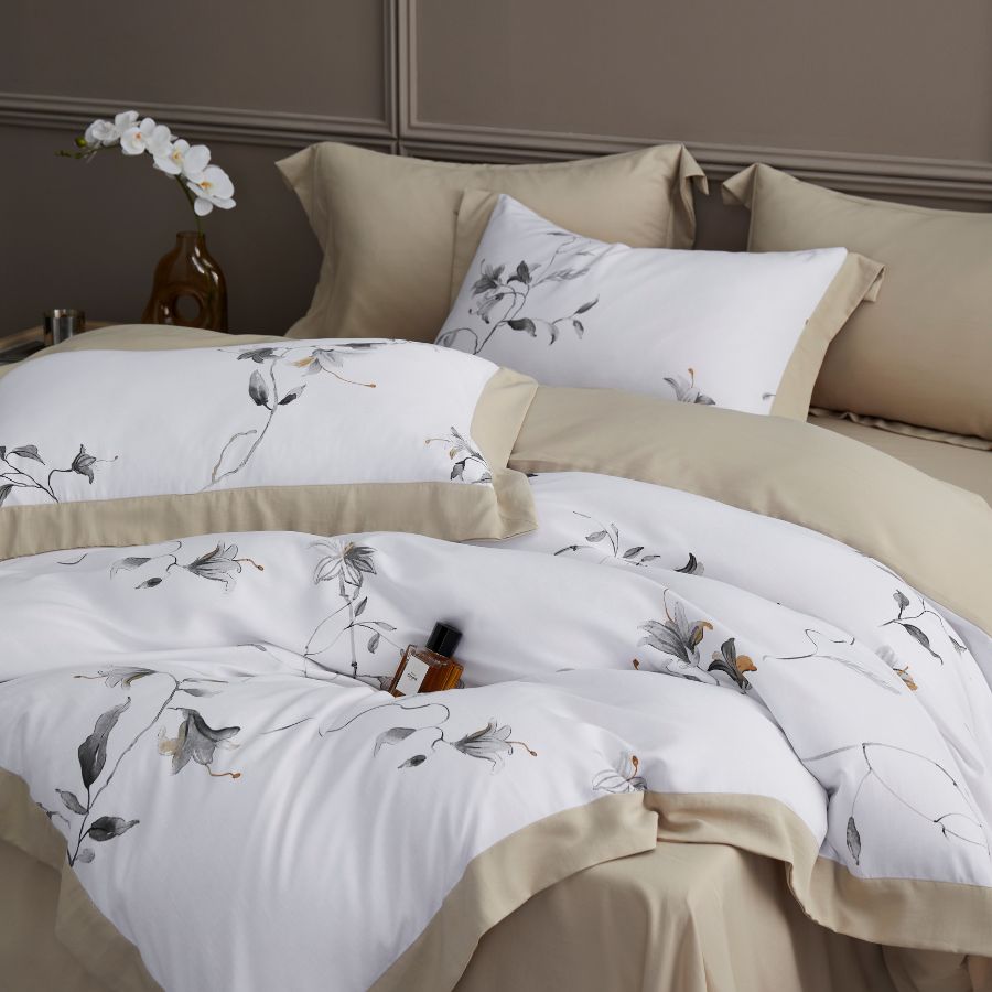 TC9029 - Bộ chăn ga gối Tencel NIN Selina