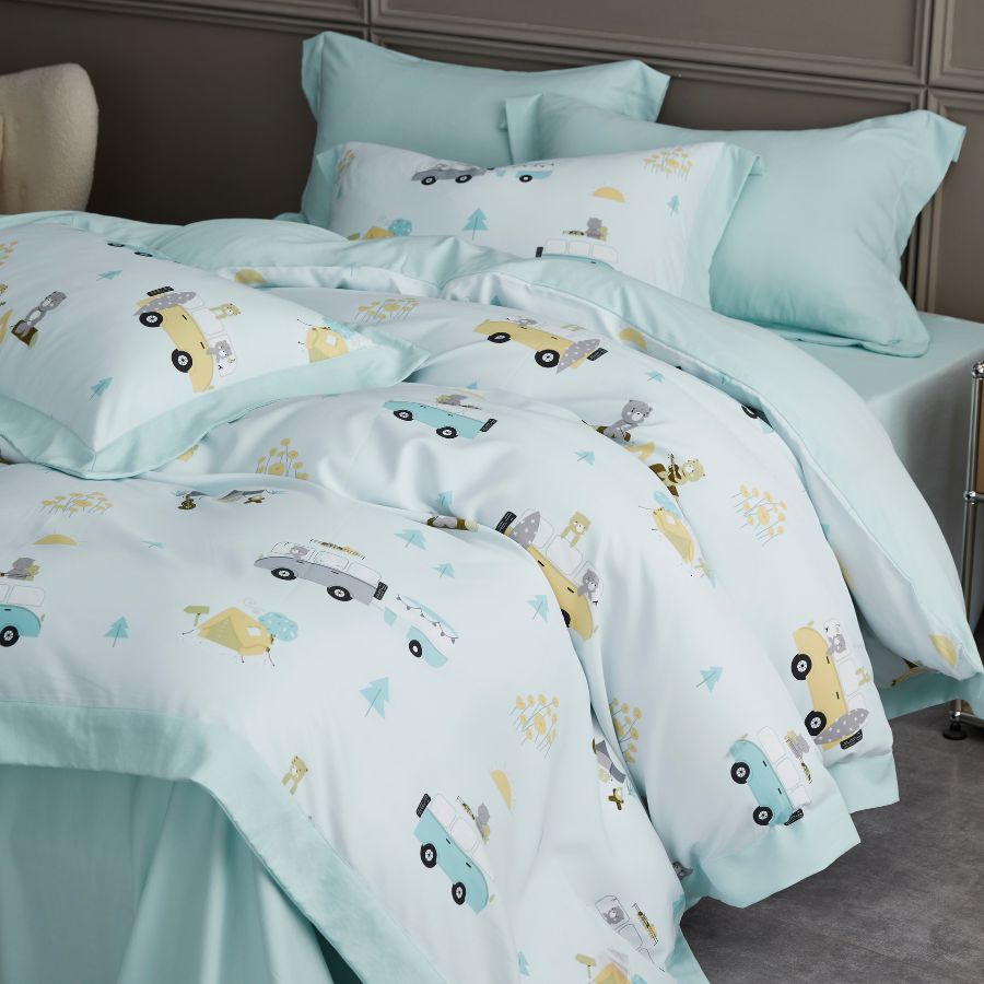 TC9025 - Bộ chăn ga gối Tencel NIN Selina