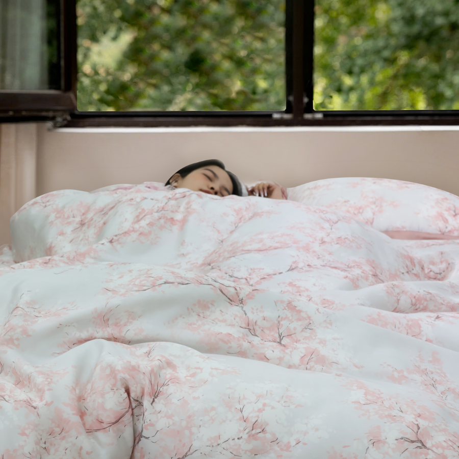 NP8910 - Bộ chăn ga gối Tencel NIN Pristine NP8910