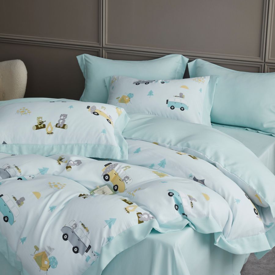 TC9025 - Bộ chăn ga gối Tencel NIN Selina