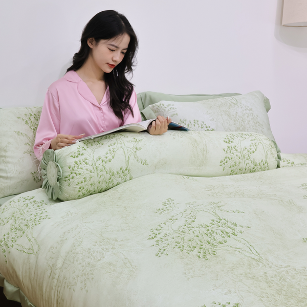 NP8913 - Bộ chăn ga gối Tencel NIN Pristine NP8913