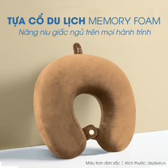 Tựa cổ du lịch - Dark Brown