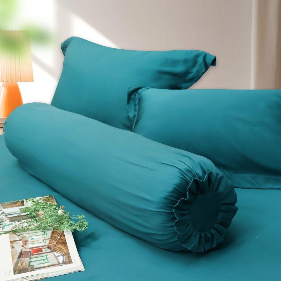 Bộ chăn ga gối Tencel NIN Florence Harbor Blue